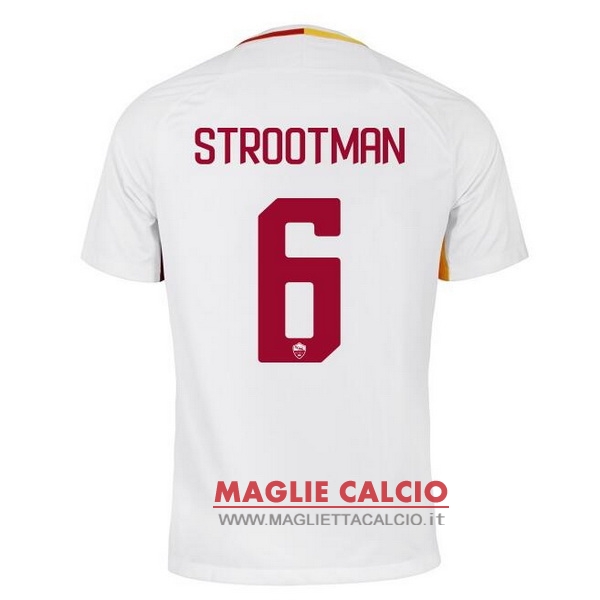 nuova maglietta roma 2017-2018 strootman 6 seconda